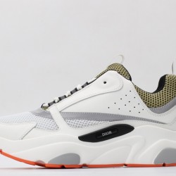 Dior B22 Sneakers White Grey Orange