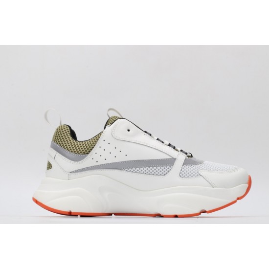 Dior B22 Sneakers White Grey Orange