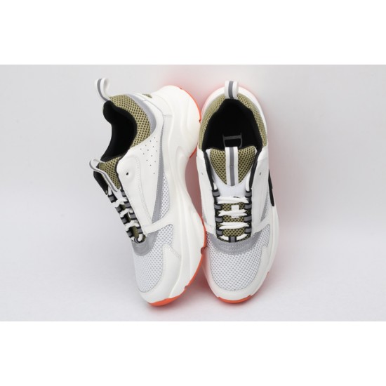 Dior B22 Sneakers White Grey Orange