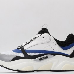 Dior B22 Sneakers White Black Blue