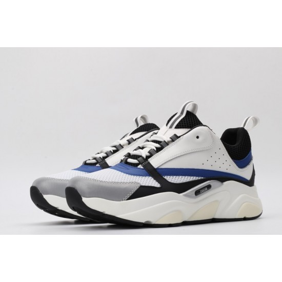 Dior B22 Sneakers White Black Blue