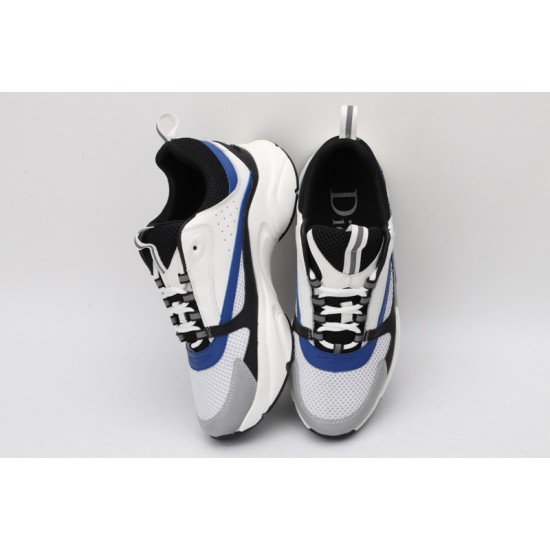 Dior B22 Sneakers White Black Blue