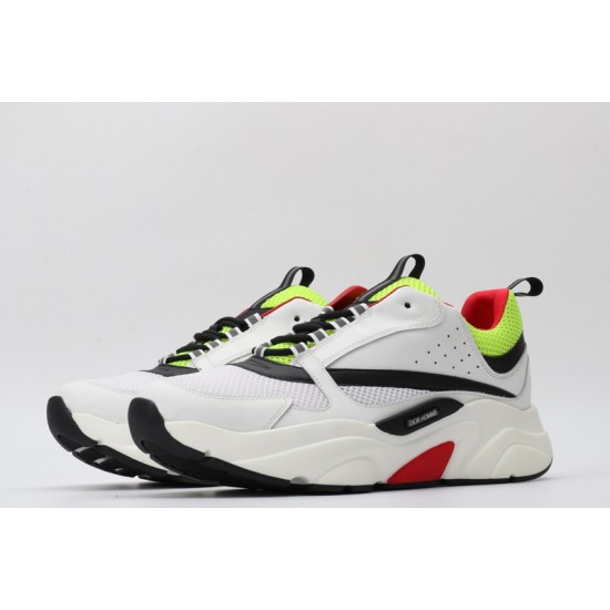 Dior B22 Sneakers White Volt Black Red