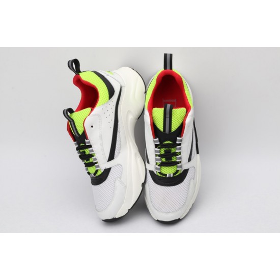 Dior B22 Sneakers White Volt Black Red