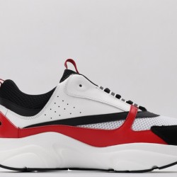 Dior B22 Sneakers White Black Varsity Red