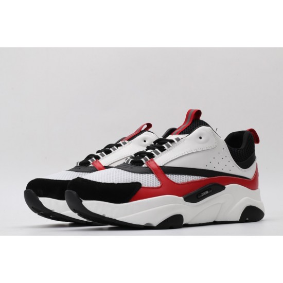 Dior B22 Sneakers White Black Varsity Red