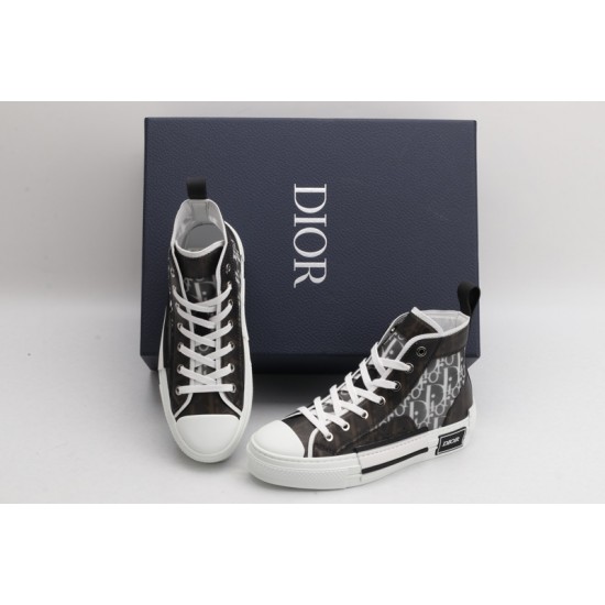 Dior B23 High Black White Oblique