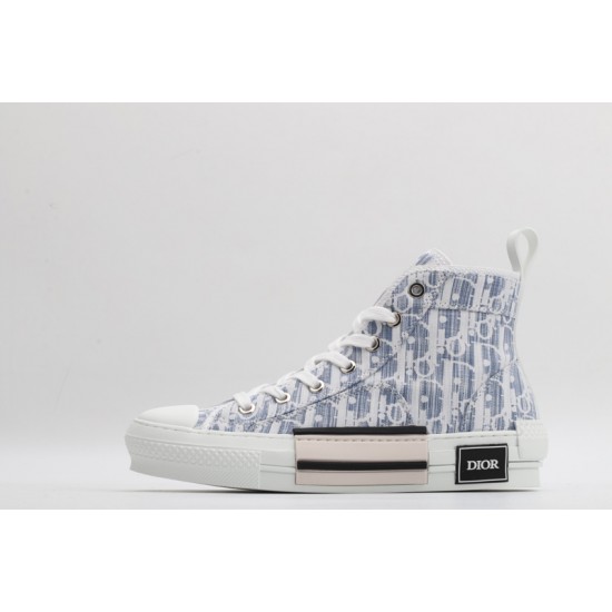 Dior B23 High Blue Oblique Kasuri Jacquard