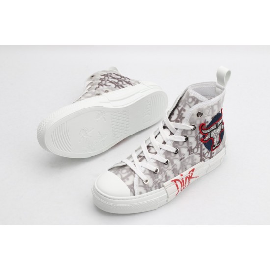 Dior B23 High And Shawn White Black Red