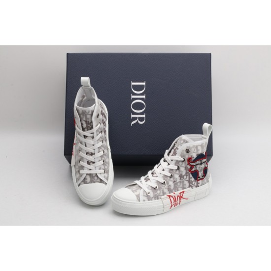 Dior B23 High And Shawn White Black Red