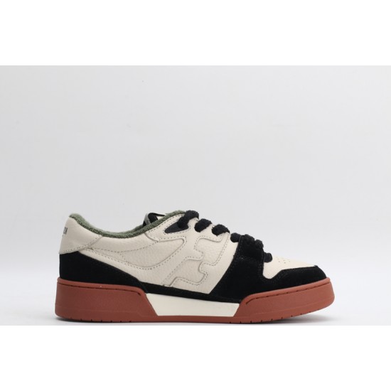 Fendi Match Low Top Suede 'Black Beige' 7E1493AHH2F1FZB