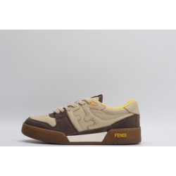 Fendi Match Low Top Suede 'Yellow Beige' 7E1493AHH2F1FHU