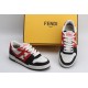 Fendi Match Low Top Suede Navy Red White