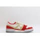 Fendi Match Low Top Suede Red Beige White