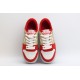 Fendi Match Low Top Suede Red Beige White