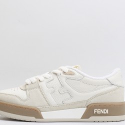 Fendi Match Low Top Suede 'White' 8E8252AHH2F1FHS