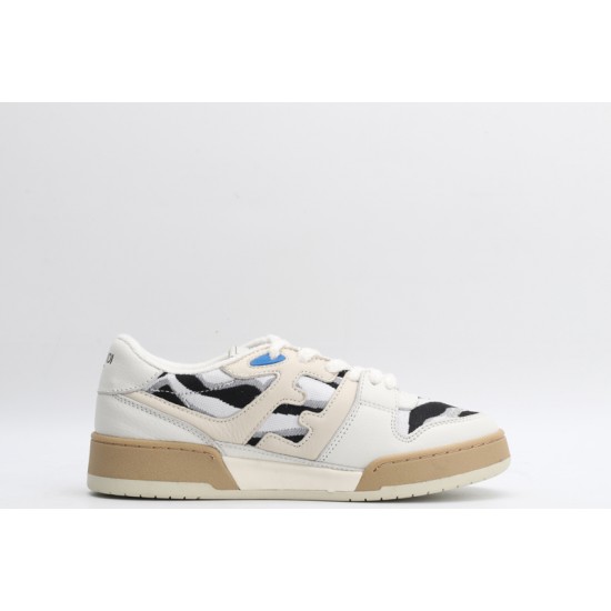 Fendi Match Low Top Suede White Black Gum