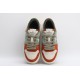 Fendi Match Low Top Suede Beige Mint Orange