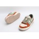 Fendi Match Low Top Suede Beige Mint Orange