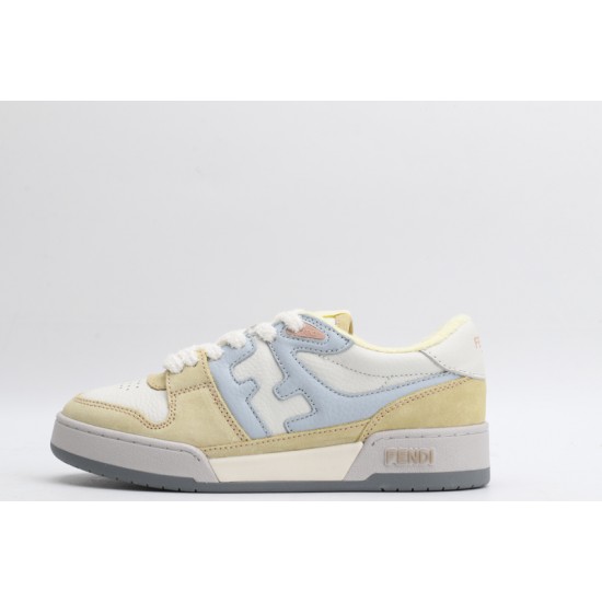 Fendi Match Low Top 'Pastel Yellow Blue' 8E8252AI1NF1H1F