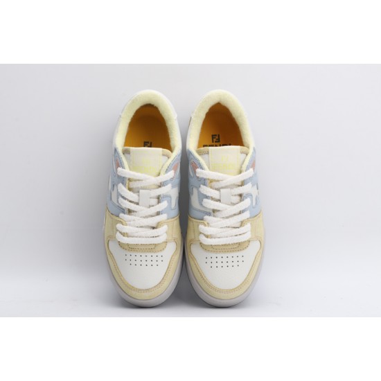 Fendi Match Low Top 'Pastel Yellow Blue' 8E8252AI1NF1H1F