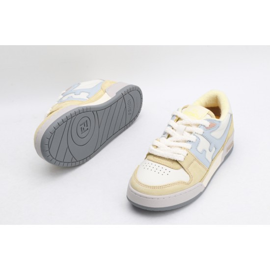 Fendi Match Low Top 'Pastel Yellow Blue' 8E8252AI1NF1H1F