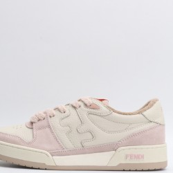 Fendi Match Low Top Suede 'Pink Beige' 8E8252AHH2F1FHT