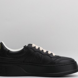 Gucci GG Embossed Sneaker 'Black Leather' 669582-1XL10-1000