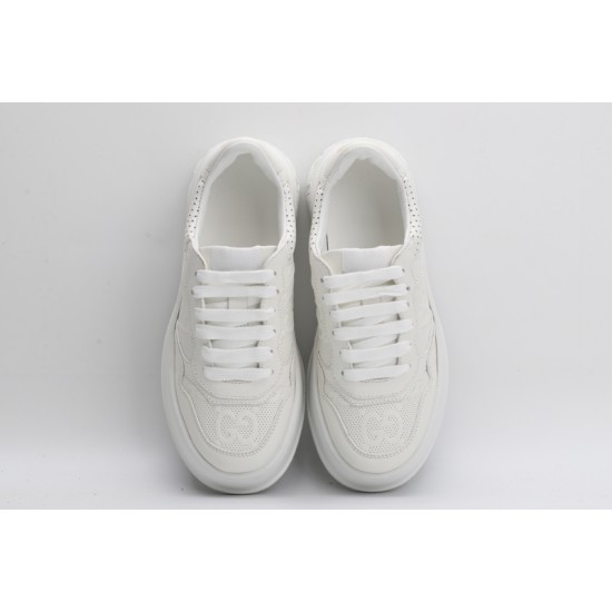 Gucci GG Embossed Sneaker White Leather