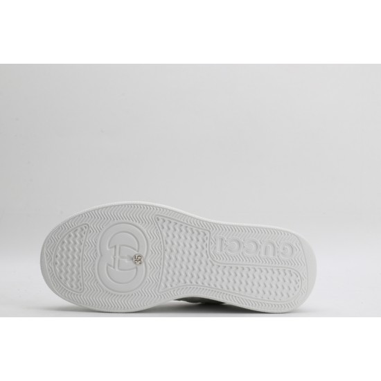 Gucci GG Embossed Sneaker White Leather