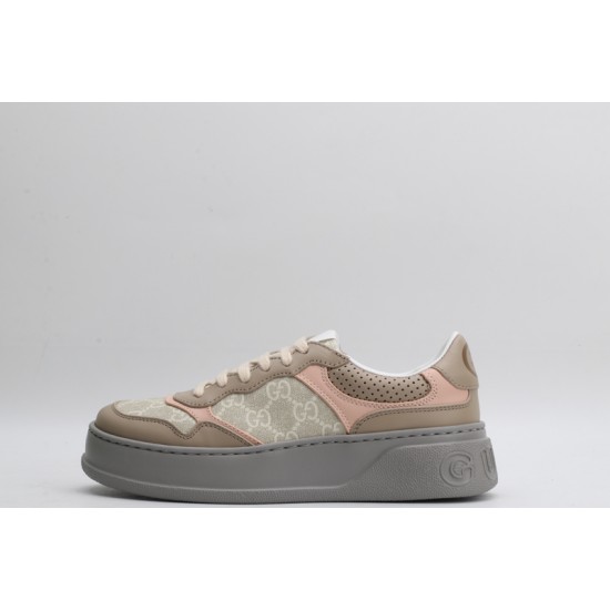 Gucci GG Embossed Sneaker Brown Grey