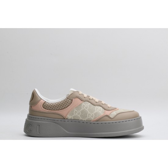 Gucci GG Embossed Sneaker Brown Grey