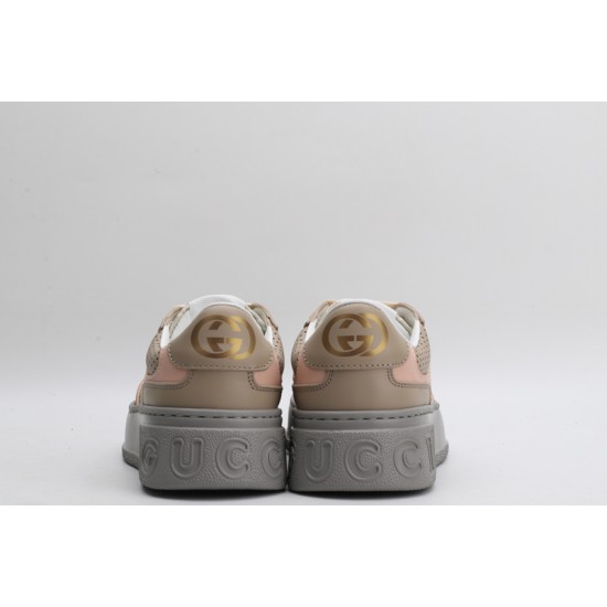 Gucci GG Embossed Sneaker Brown Grey