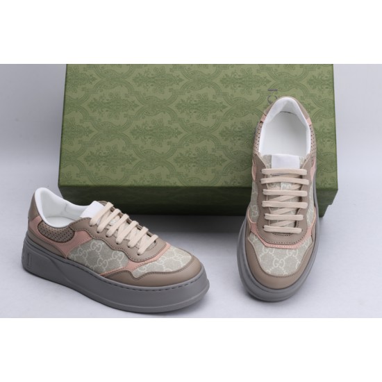 Gucci GG Embossed Sneaker Brown Grey