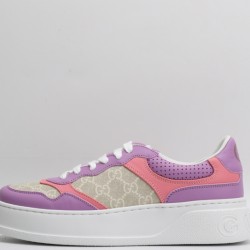 Gucci GG Embossed Sneaker Purple Beige