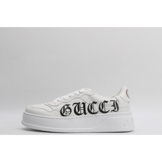 Gucci GG Blooming Love Sneakers 'White Black' 708267-UPG70-9000