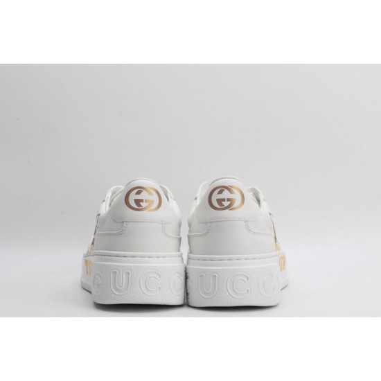 Gucci GG Embossed Sneaker White Tiger