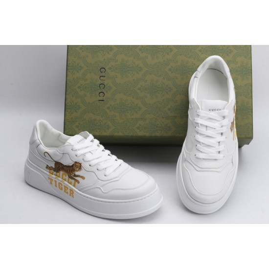 Gucci GG Embossed Sneaker White Tiger