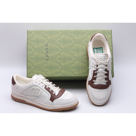 Gucci MAC80 Sneaker 'Off White Brown' 741656-AAB79-9155