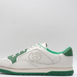 Gucci MAC80 Embroidered Sneakers 'White Green' 749896-AAB79-9148