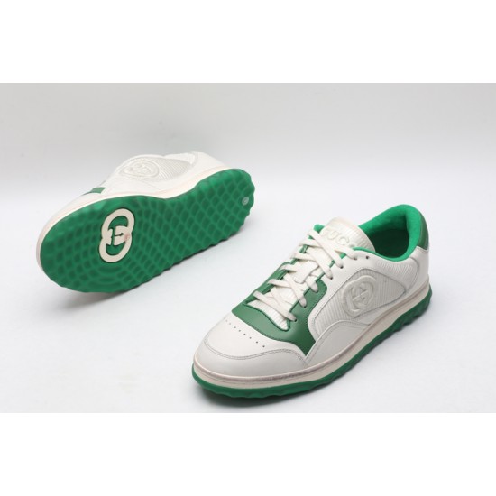 Gucci MAC80 Embroidered Sneakers 'White Green' 749896-AAB79-9148