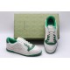 Gucci MAC80 Embroidered Sneakers 'White Green' 749896-AAB79-9148