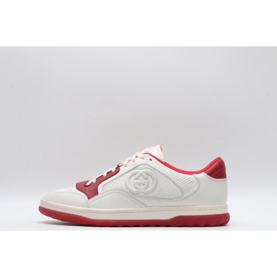 Gucci MAC80 Embroidered Sneakers 'White Red' 749896-AAB79-9150