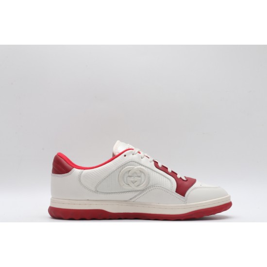 Gucci MAC80 Embroidered Sneakers 'White Red' 749896-AAB79-9150