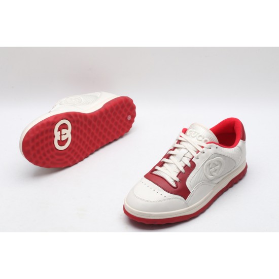 Gucci MAC80 Embroidered Sneakers 'White Red' 749896-AAB79-9150