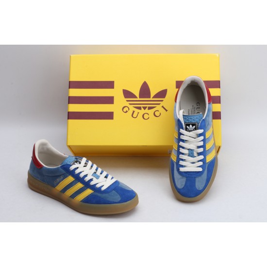 Adidas Gazelle x Gucci 'Light Blue Suede' 707848-9STU0-4860