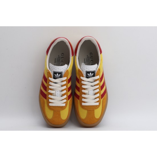 Adidas Gazelle x Gucci 'Yellow Velvet' 707848-9STU0-7170