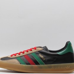 Adidas Gazelle x Gucci Low Cut Sneakers 'Black Green Red' 726488-AAA43-9549