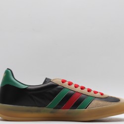 Adidas Gazelle x Gucci Low Cut Sneakers 'Black Green Red' 726488-AAA43-9549