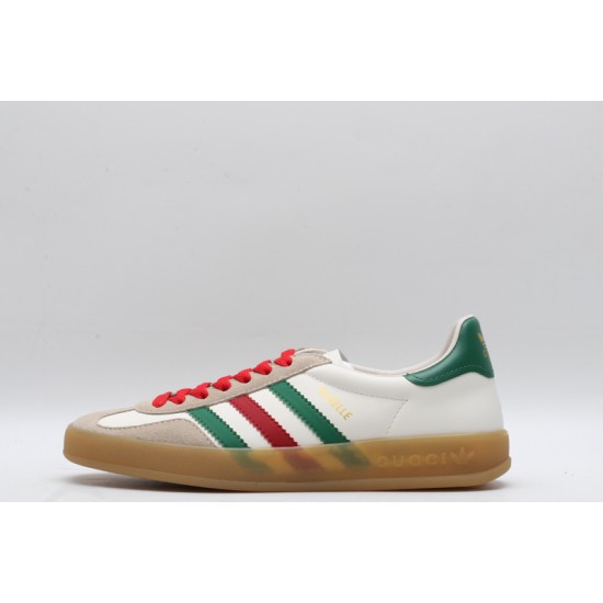 Adidas Gazelle x Gucci 'White Green Red' 726488-AAA43-9547